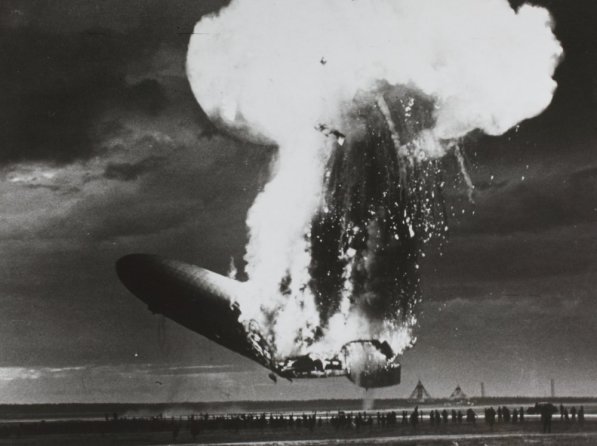 The infamous Hindenburg airship used flammable hydrogen for lift. Helium, while more scarce, is non-flammable.