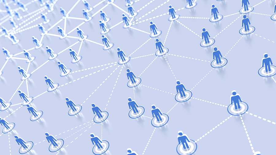 Despite networked connections to millions of people and ideas, internet users tend to silo themselves from opposing points of view.  (Visual by iStock.com)