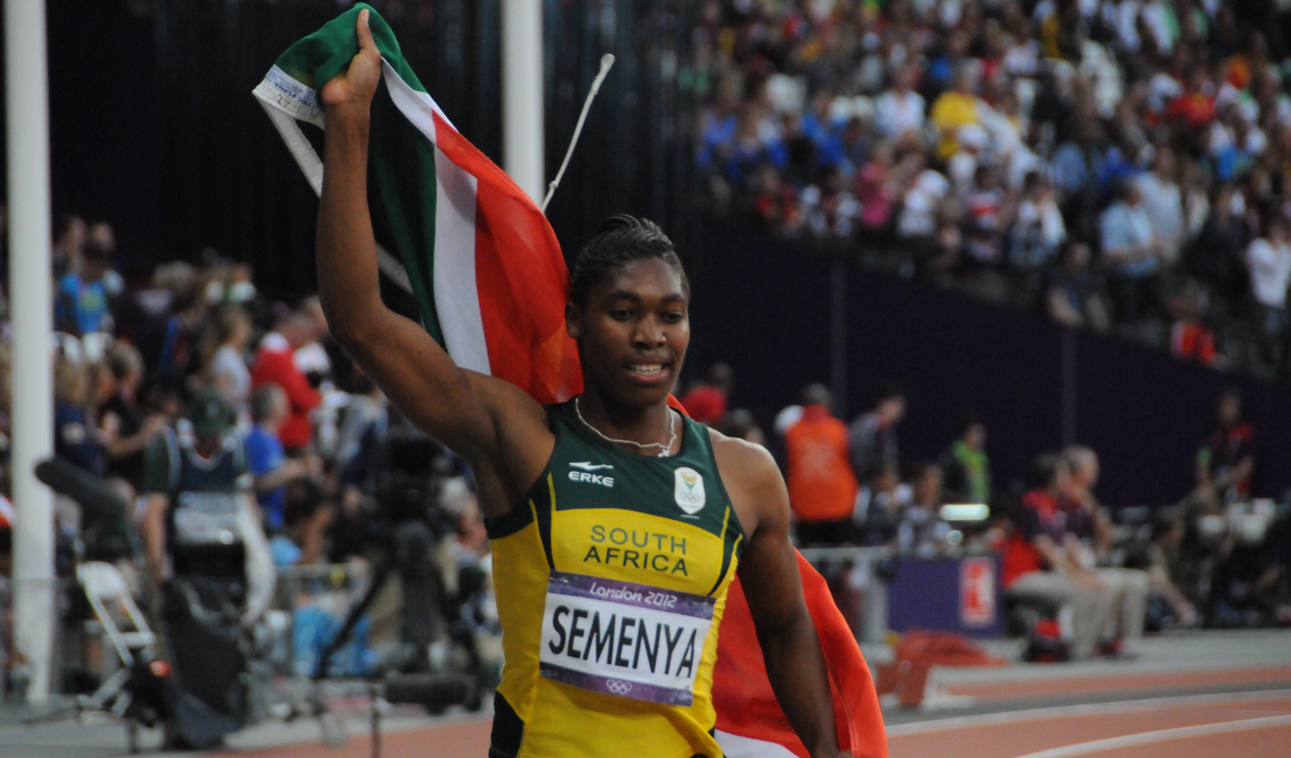 Some are calling on Olympian Caster Semenya, seen here at the 2012 Olympics, to undergo testing to see if she produces an atypical amount of testosterone. But other question whether such tests are valid or fair.