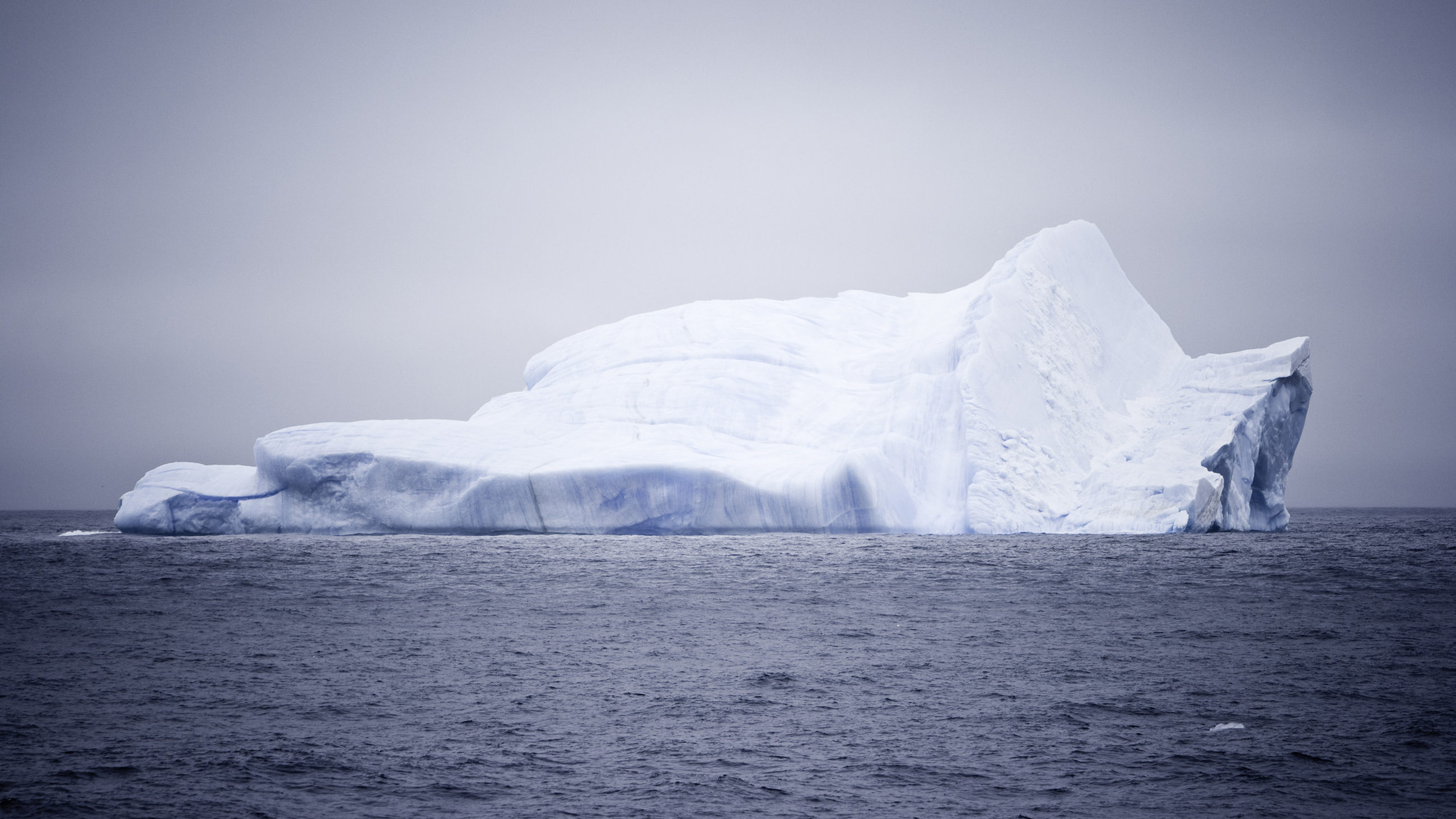 Icebergs that break off from inland glaciers can scour shallow parts of the seafloor, releasing the carbon that's stored there.