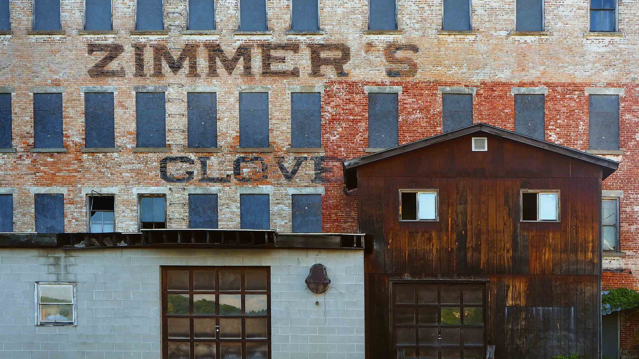 The ruins of the Zimmer and Son glove factory on South Arlington Avenue is a Gloversville, New York, landmark. For more than 100 years, leather tanning and glove making propelled the economy of this upstate New York town.
