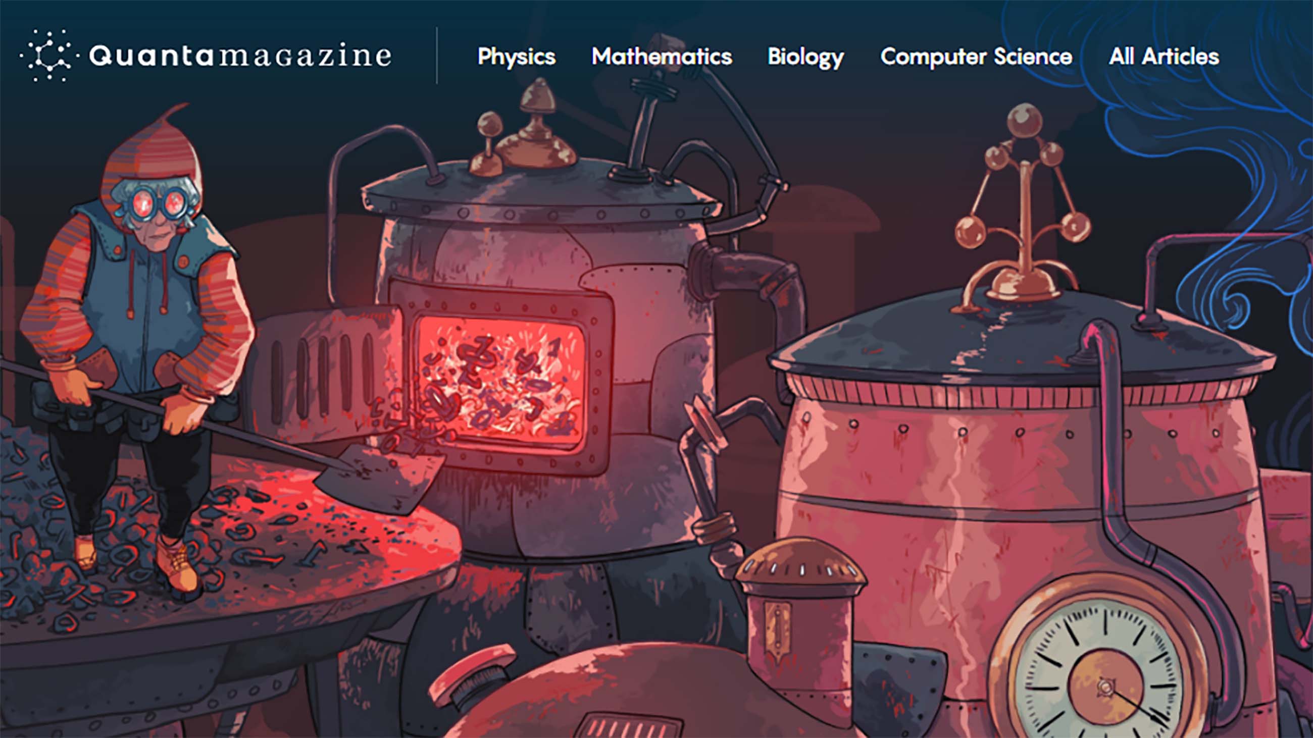 Quanta, the science magazine for über-geeks, has received a makeover.