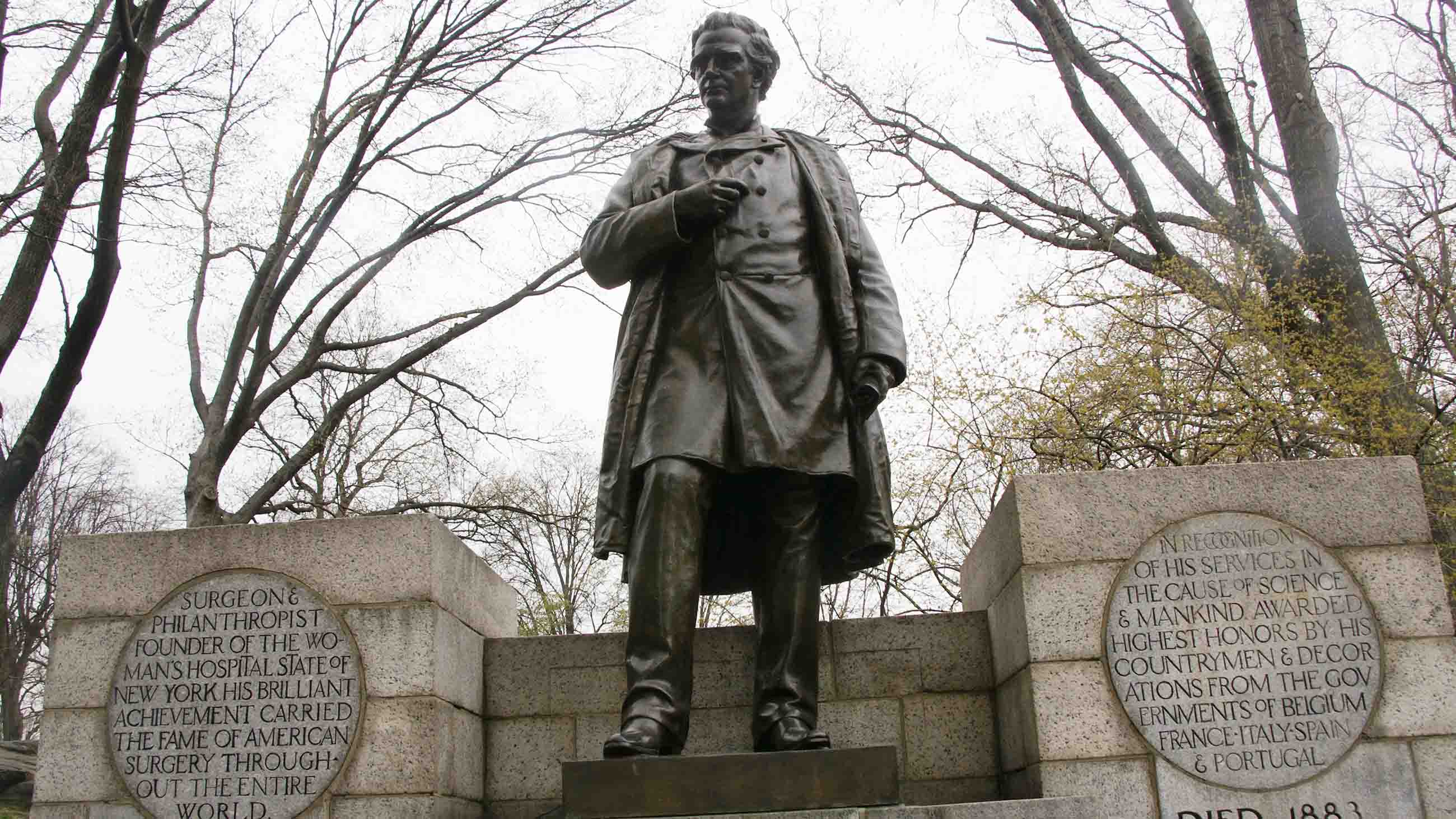 J. Marion Sims, a 19th-century gynecologist who performed experimental surgeries without anesthesia on the bodies of enslaved women, is honored with a large statue in New York City’s Central Park. Should that come down?