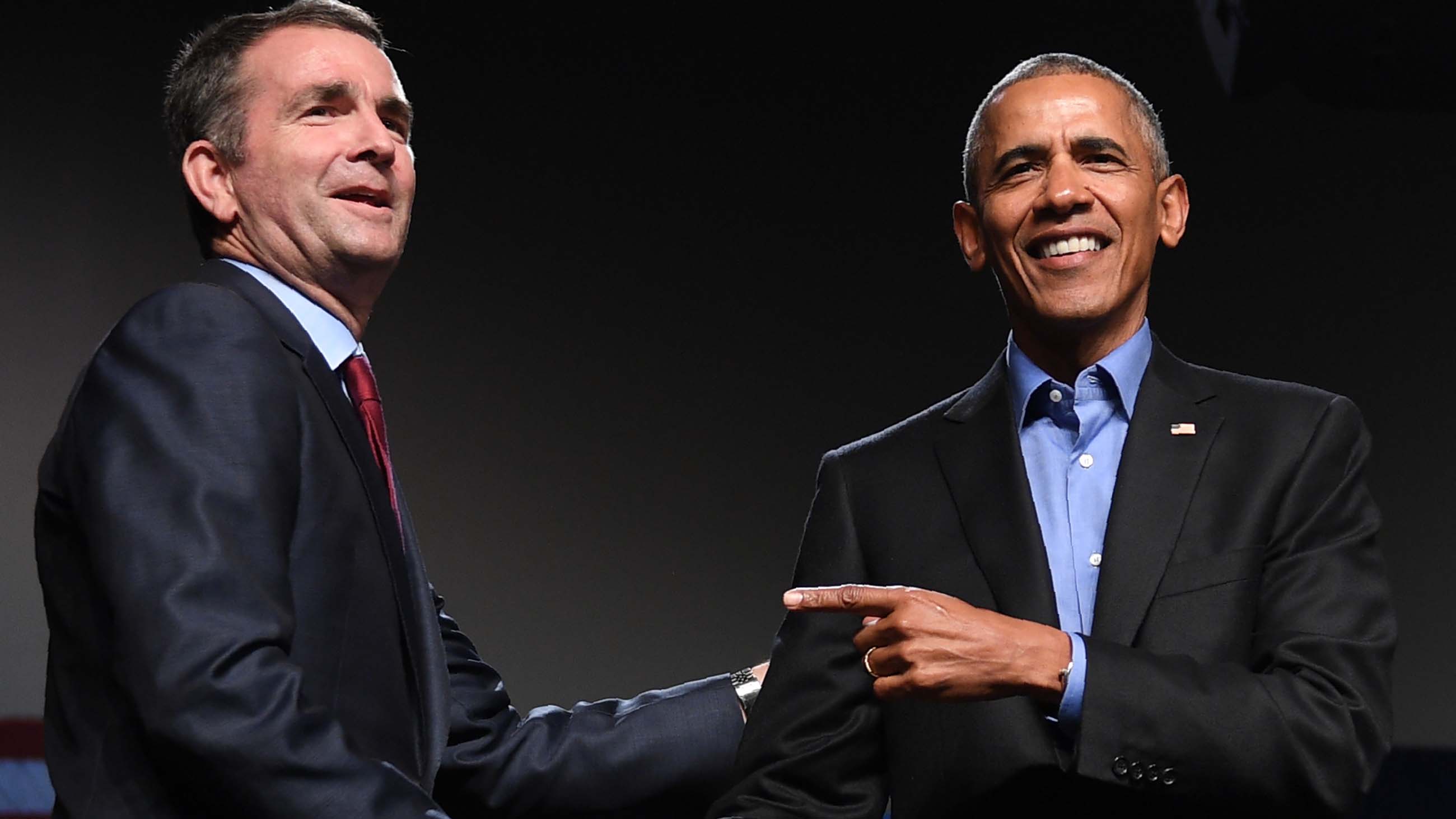 Ralph Northam, left, is Virginia’s next governor. But while he and other victorious Democrats may support Barack Obama’s climate policies, they can’t do much to bring them about.