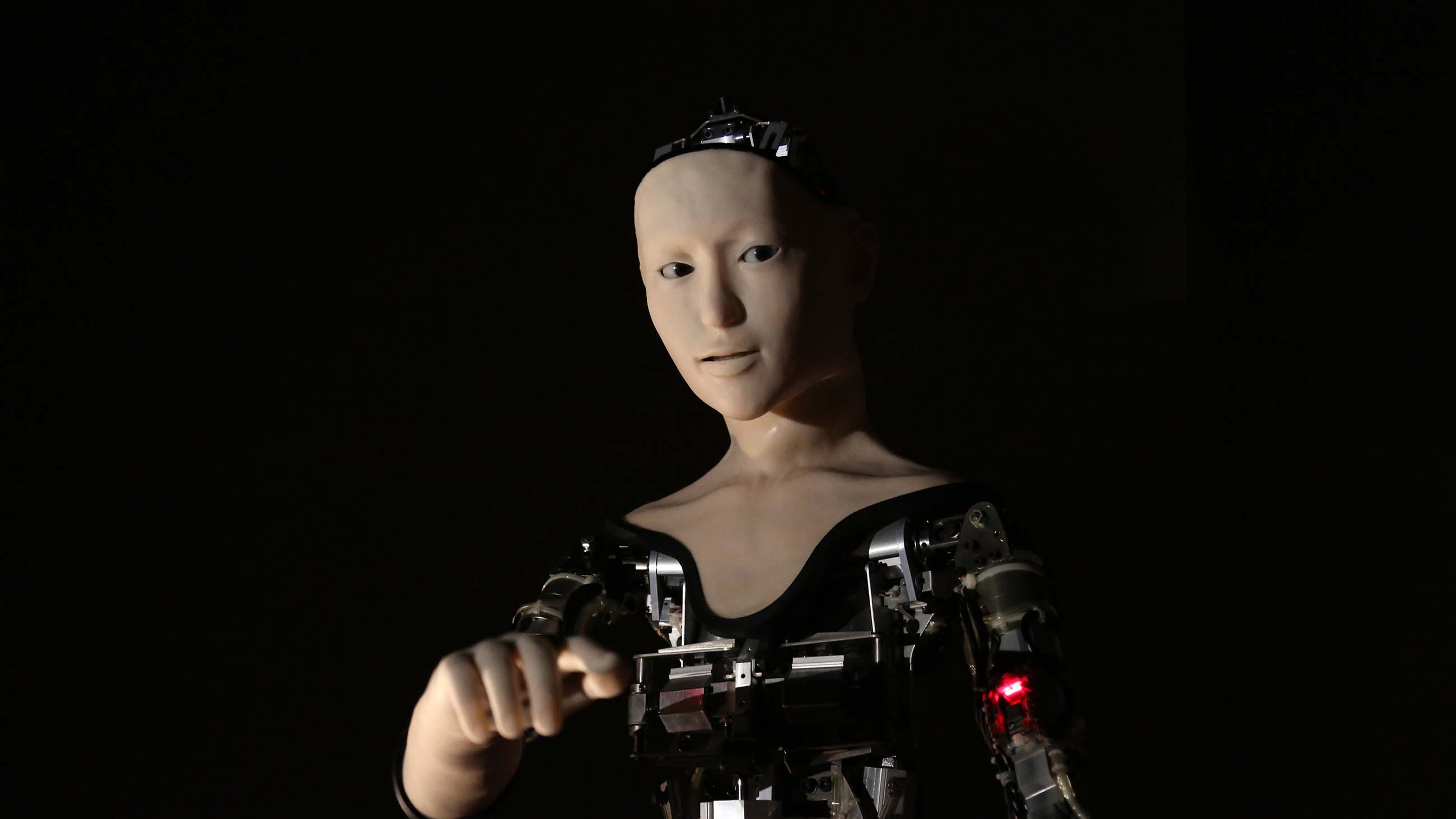 Artificially intelligent robots are increasingly able to produce lifelike movements, facial expressions, and speech.