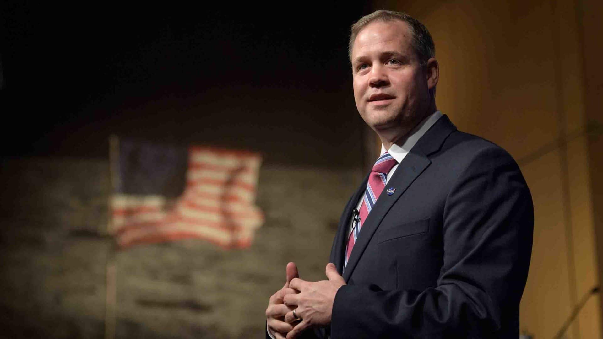NASA Administrator Jim Bridenstine is working to achieve President Trump's goal of returning humans to the moon by 2024.