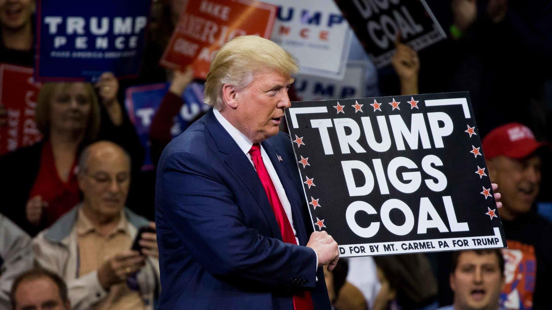 Donald Trump Coal Rally
