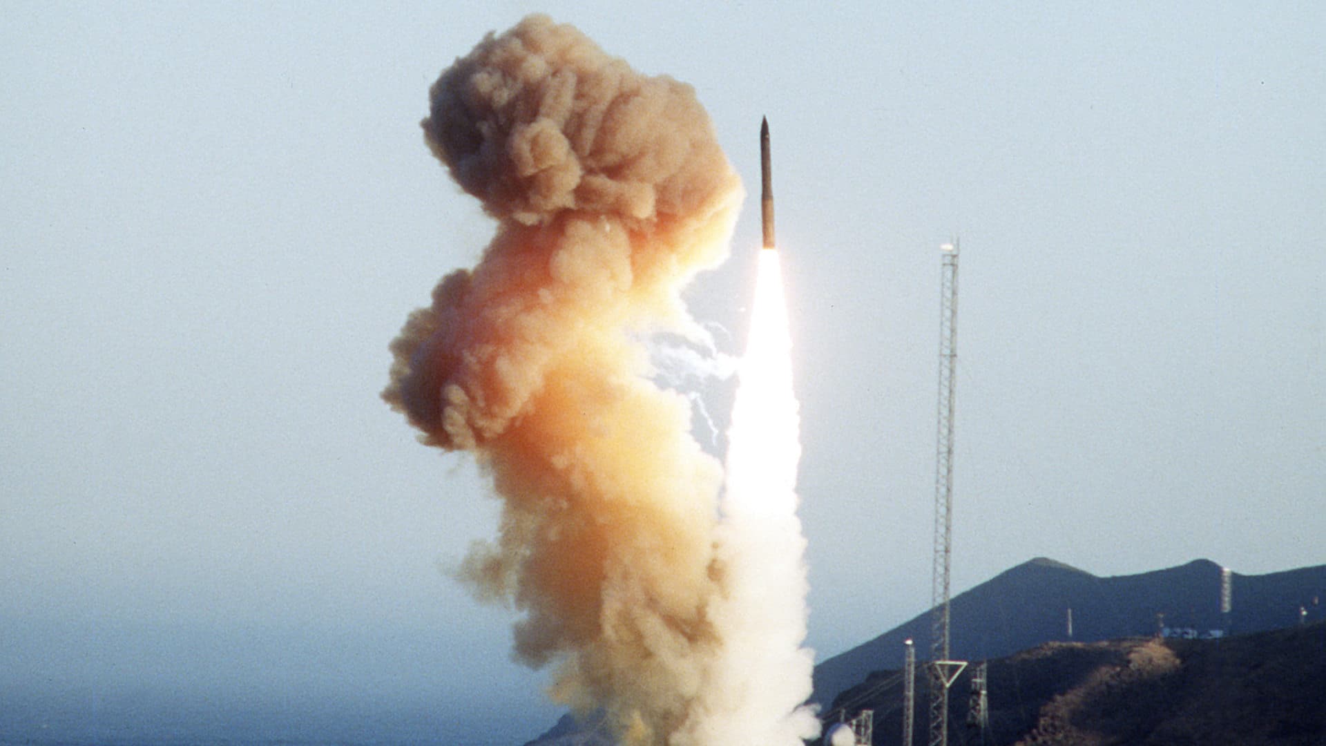 The Minuteman missile was developed during the Cold War as an intercontinental ballistic missile capable of delivering nuclear warheads across vast distances.