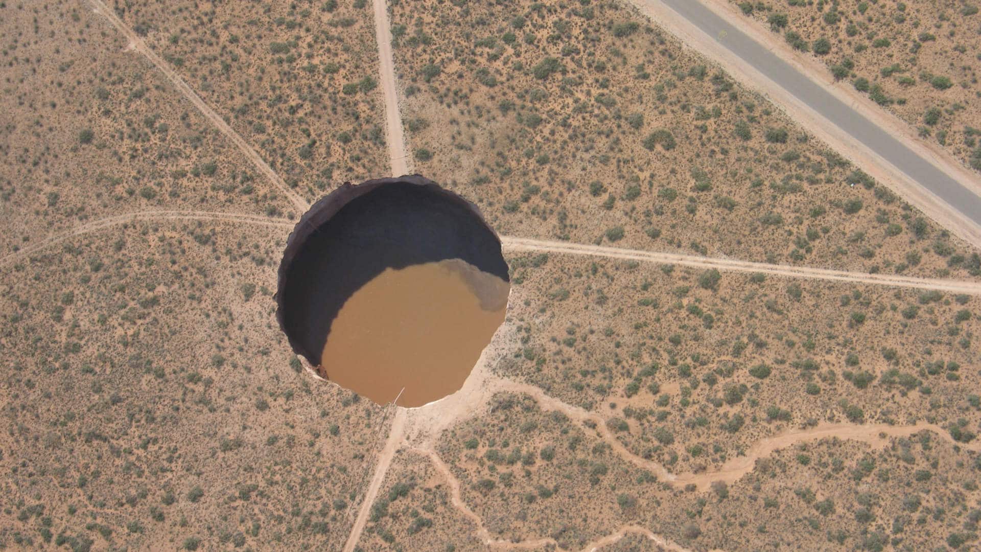 In 2008, two large sinkholes appeared at separate brine well sites in New Mexico.