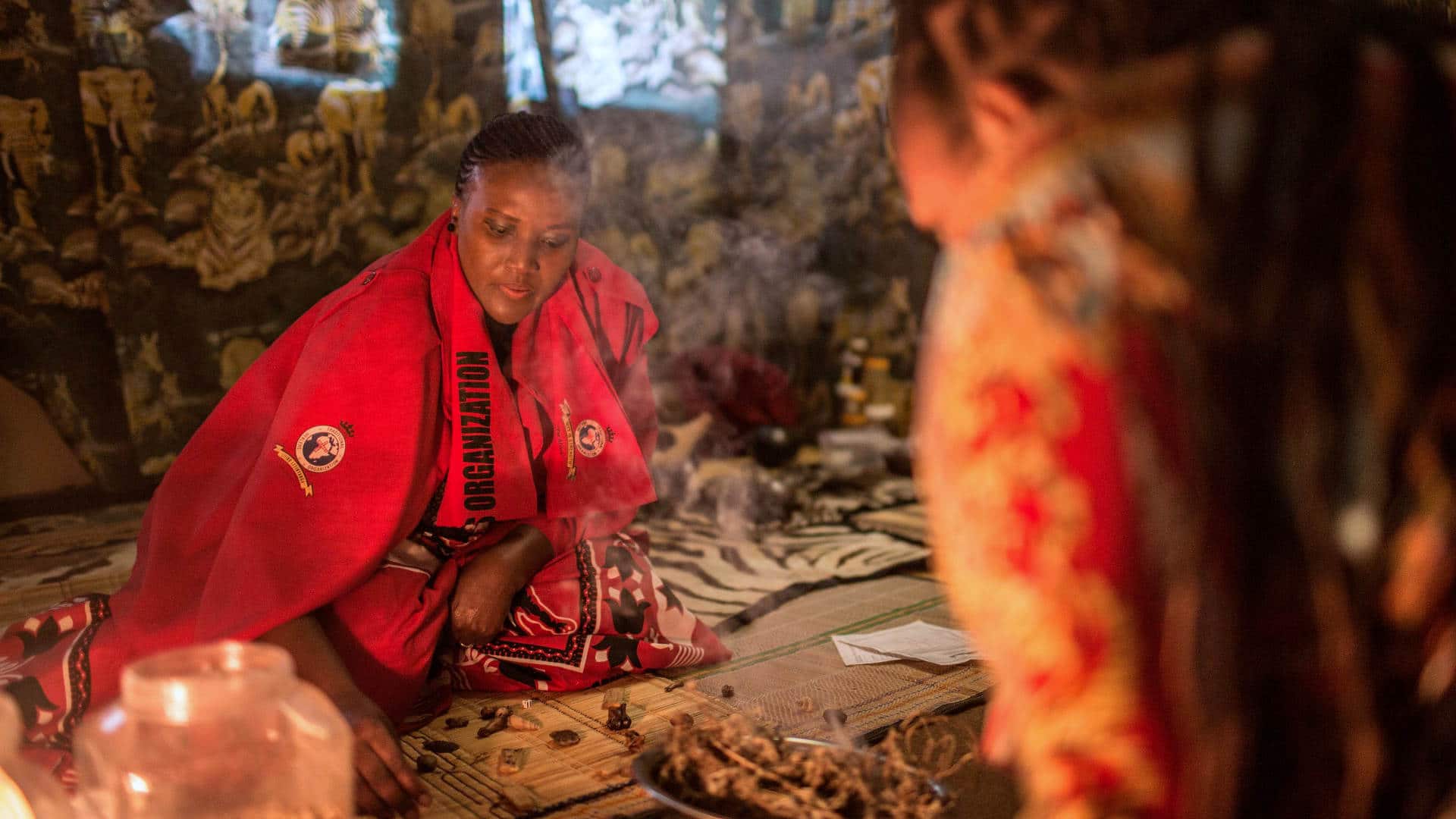 Traditional healer and national coordinator of the Traditional Healers Organisation (THO) of South Africa, Phephisile Maseko, treats patients with a mix of cannabis and other herbs.