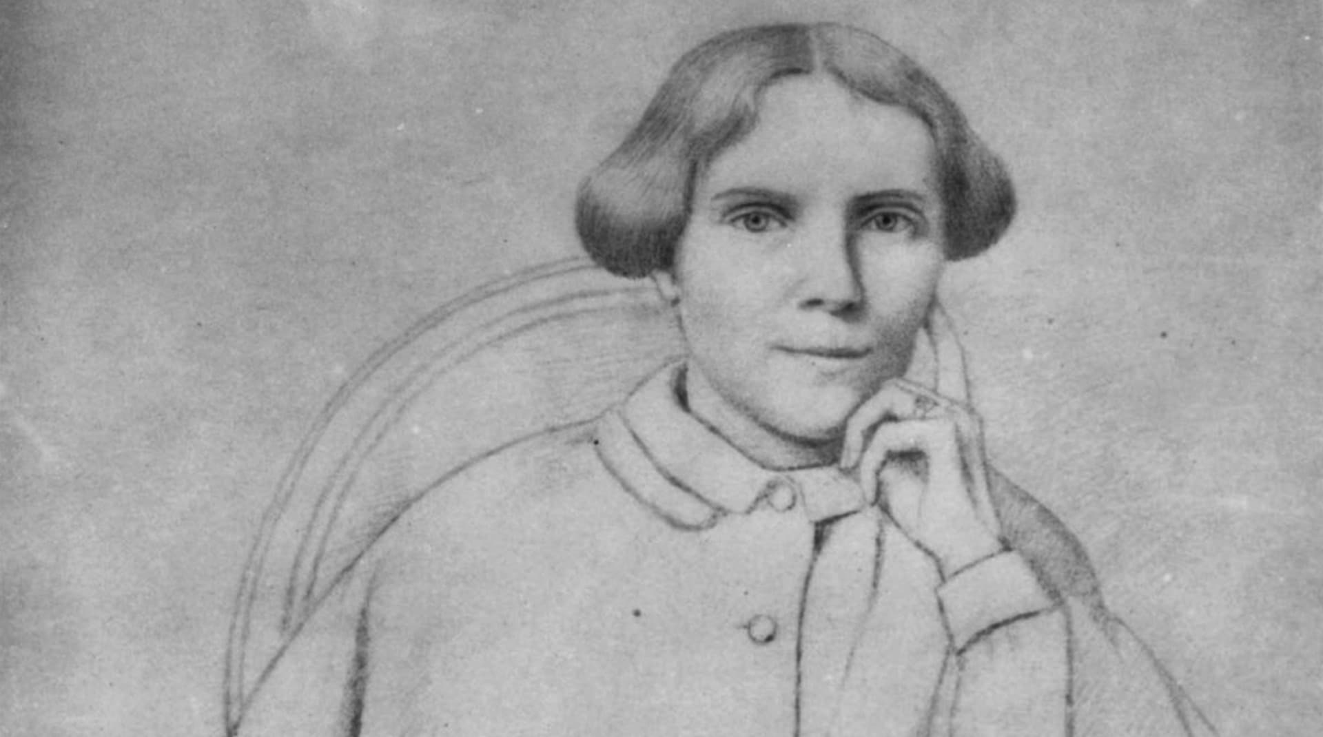 Portrait drawing of Elizabeth Blackwell from the Blackwell family papers.