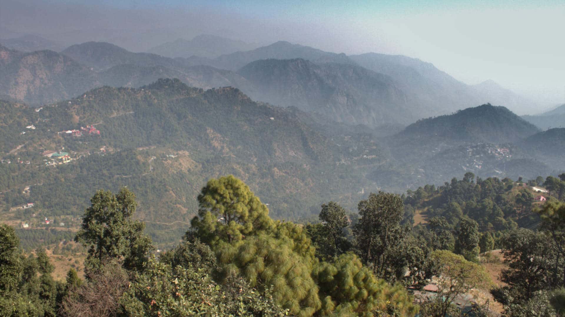 The view from the ARIES, a climate laboratory that is perched precariously close to a number of disputed international boundaries along the Himalayan mountain range.