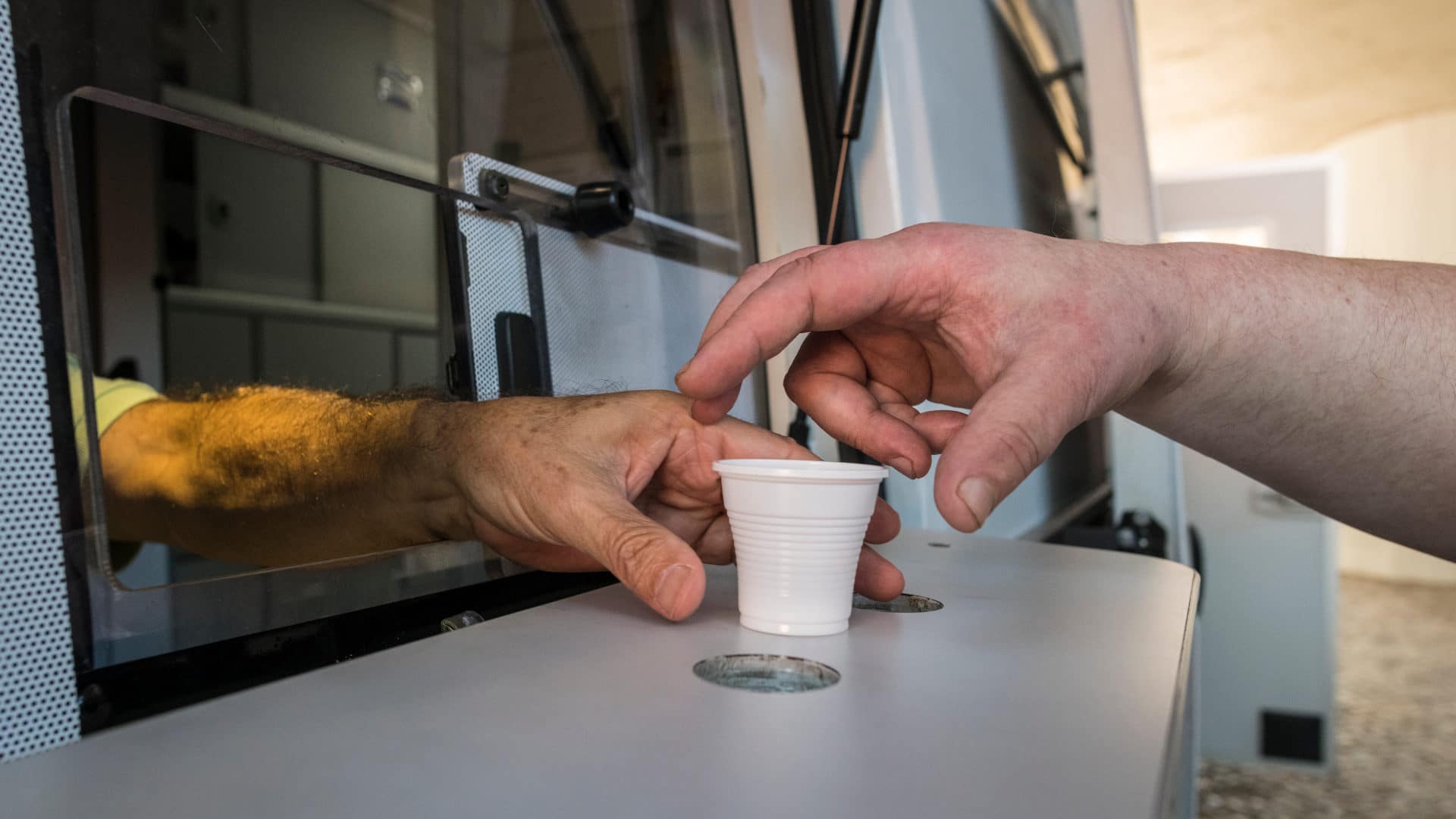 In Lisbon, Portugal, a daily methadone program distributes the drug to patients from a van. The program, run by the Ares do Pinhal Association for Social Inclusion, is part of Portugal's radical decriminalization of drug use.