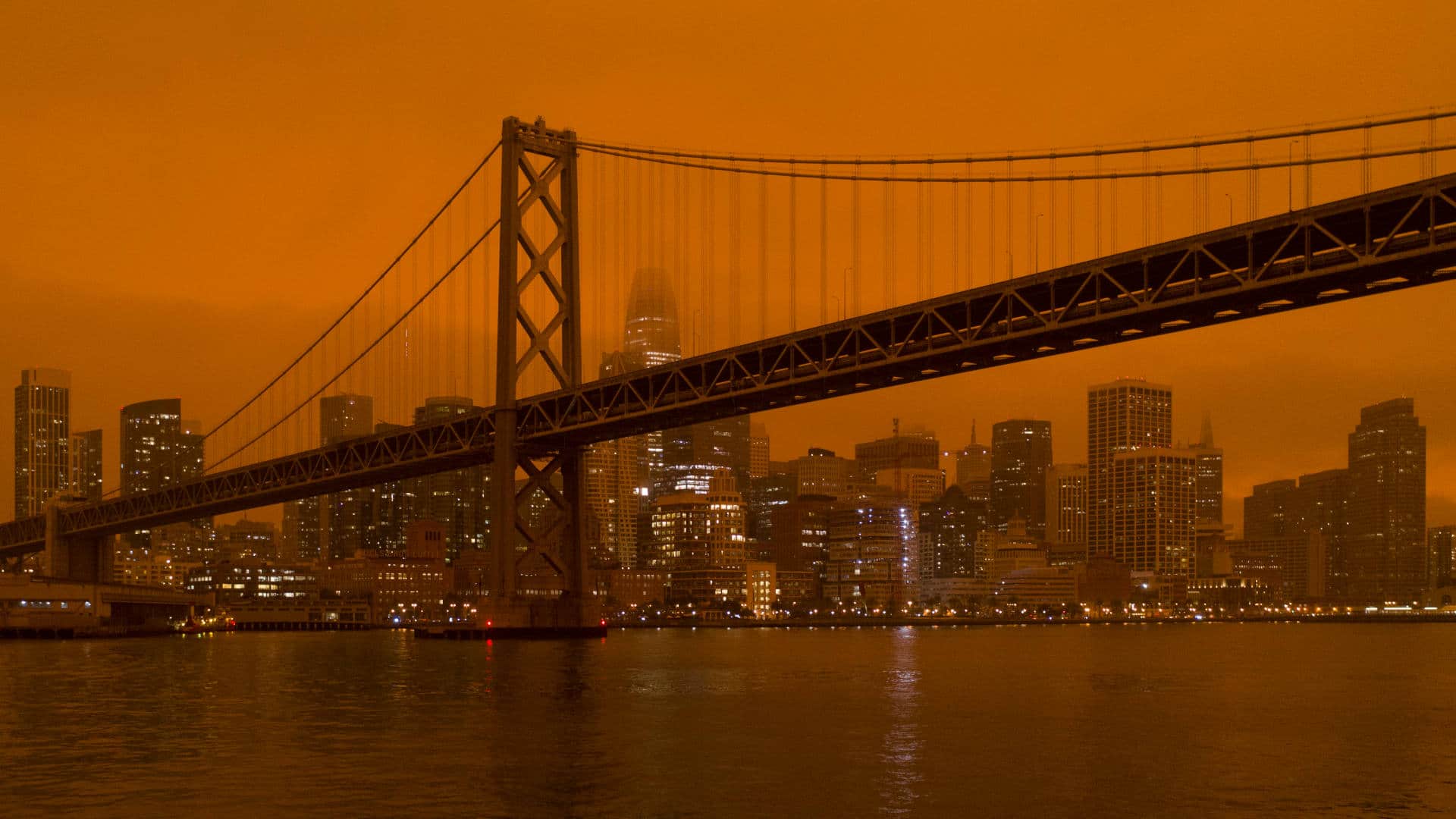 In September 2020, San Francisco experienced such heavy wildfire smoke that the sky turned orange.
