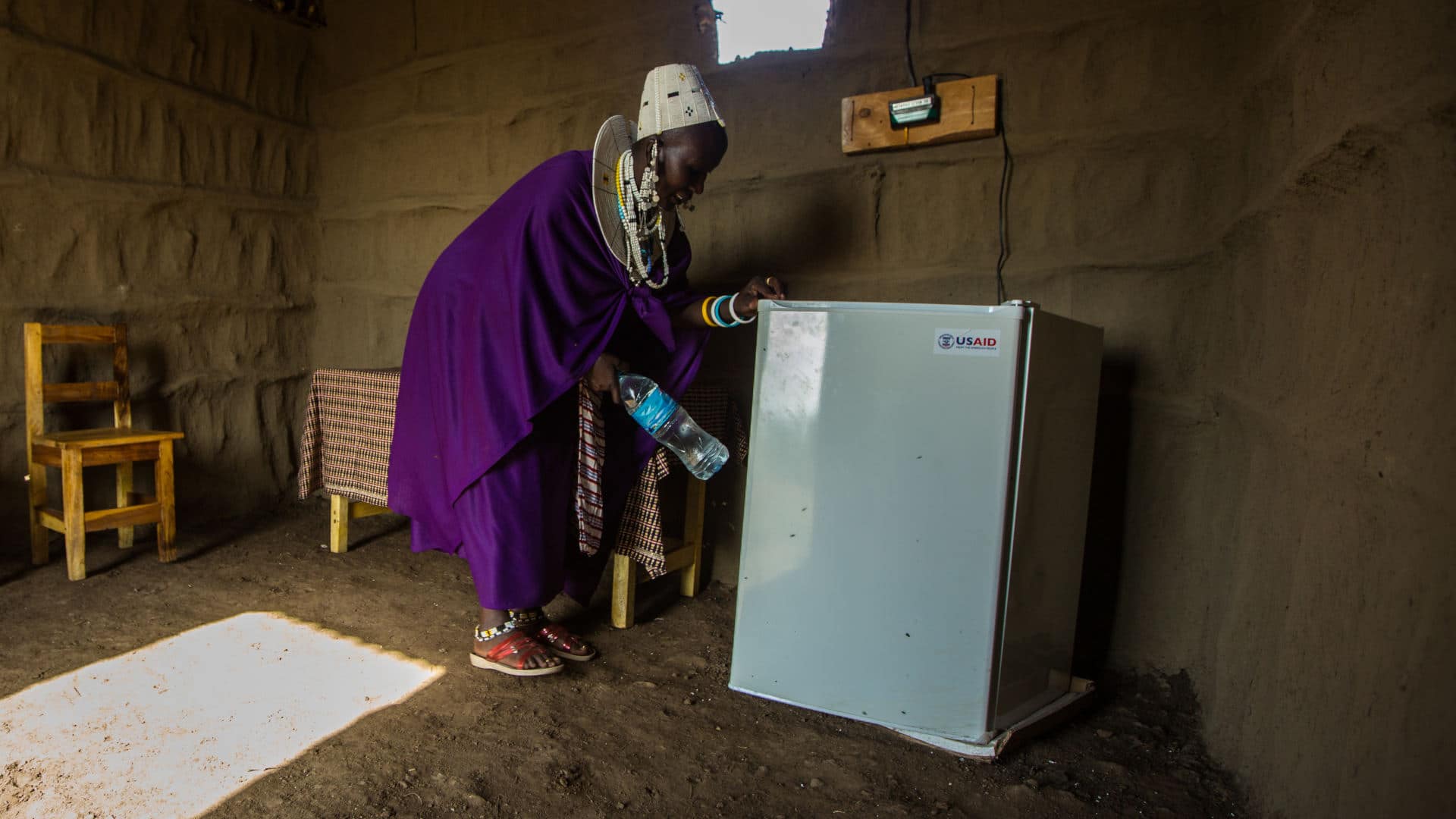 In rural Tanzania, some communities have access to shared electricity after the creation of solar powered micro-grids in 2014.