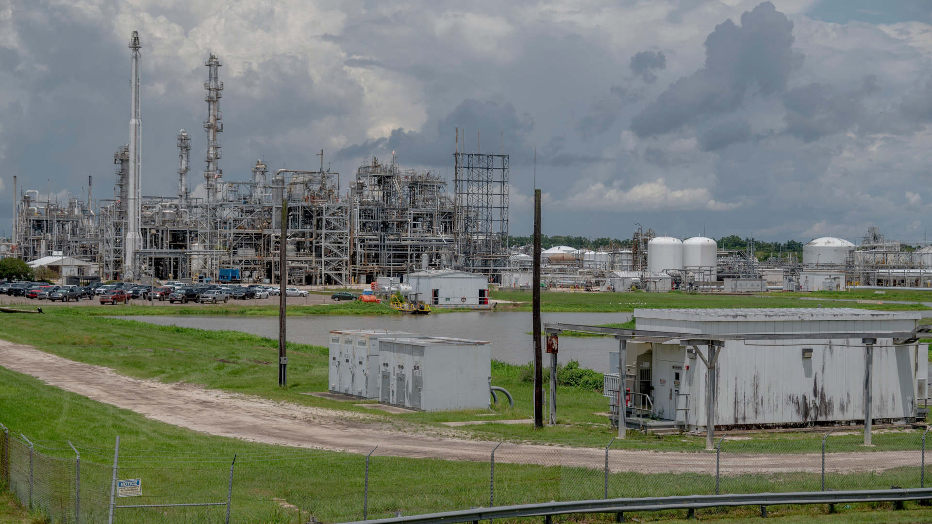 A Denka factory in Reserve, Louisiana, on August 12, 2021. It is one of scores of refineries and petrochemical plants that contribute to toxic pollution along Cancer Alley.
