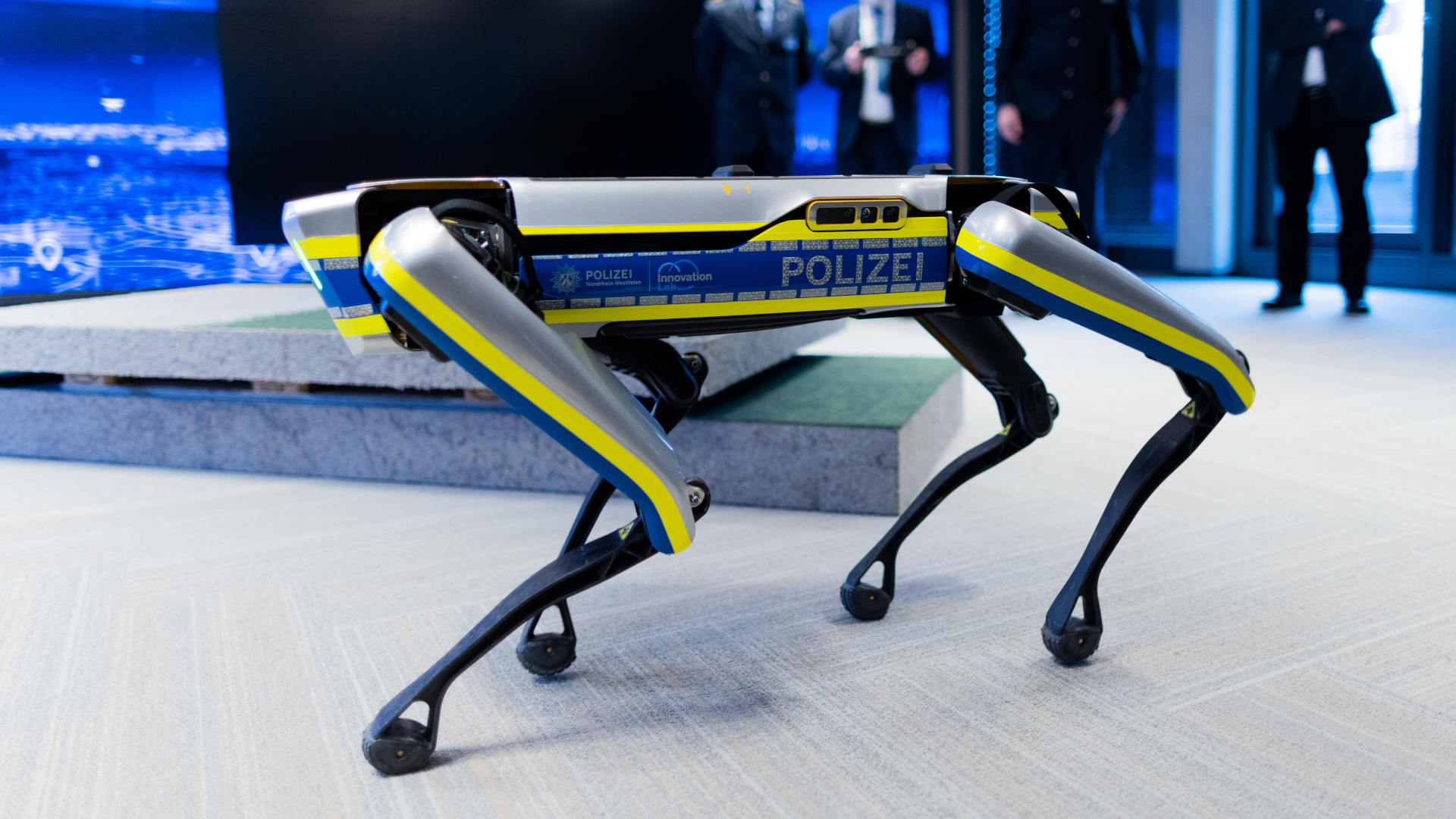 The robot named "Spot," made by the company Boston Dynamics, is shown at the opening of a new police "Innovation Lab" in Germany. According to a blog post on the company’s website, there were more than 1,000 of its Spot robots operating in 35 countries in 2022.