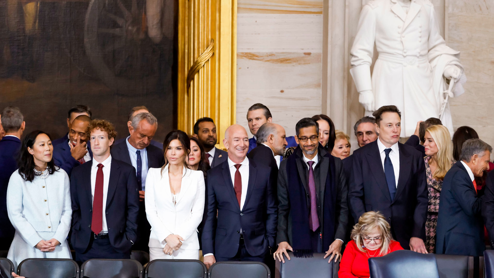 well-known people attending the inauguration of President Donald Trump