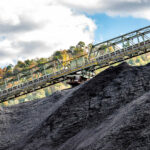 A mound of coal in Charleston, West Virginia.